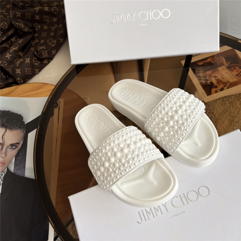 J1m*y Ch00 pearl slippers