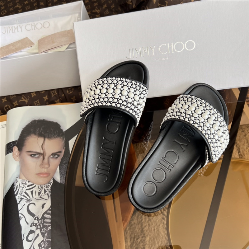J1m*y Ch00 pearl slippers