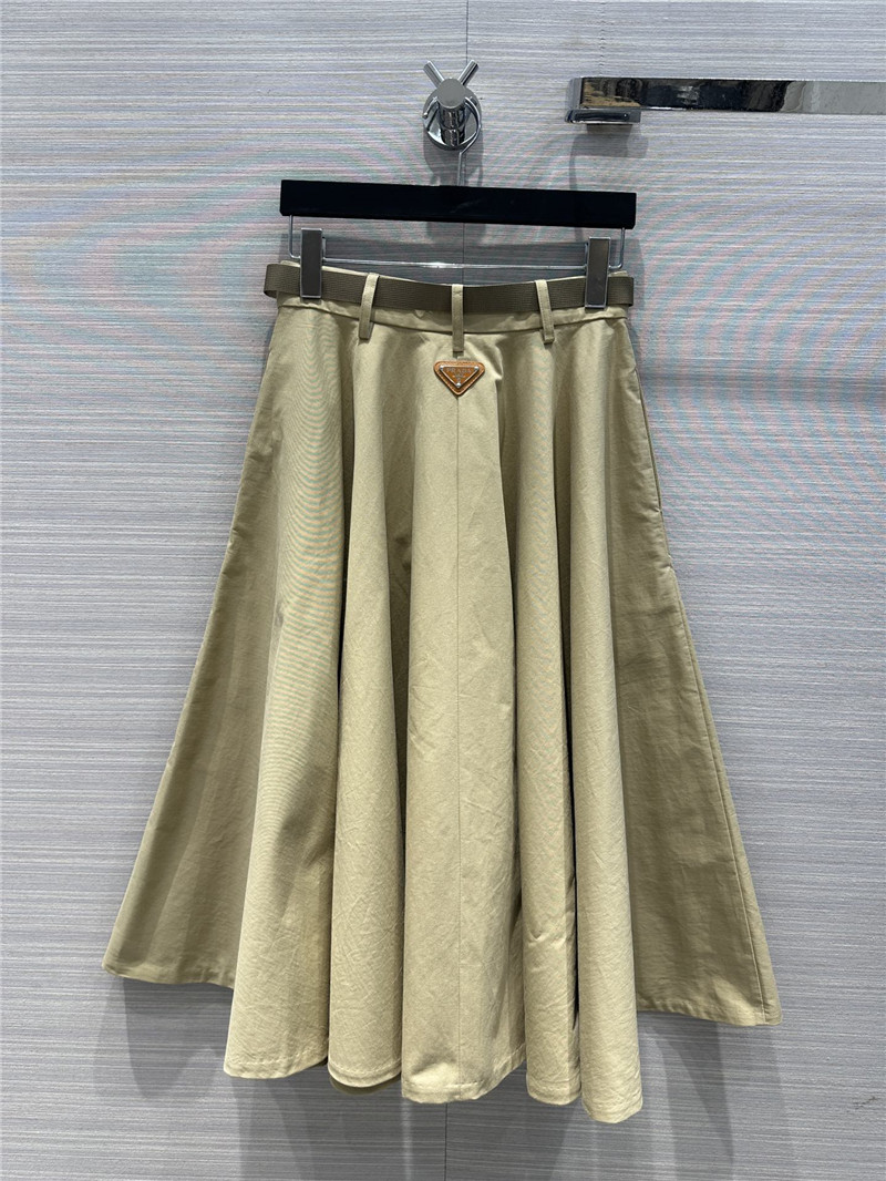 Pra*a versatile minimalist long skirt