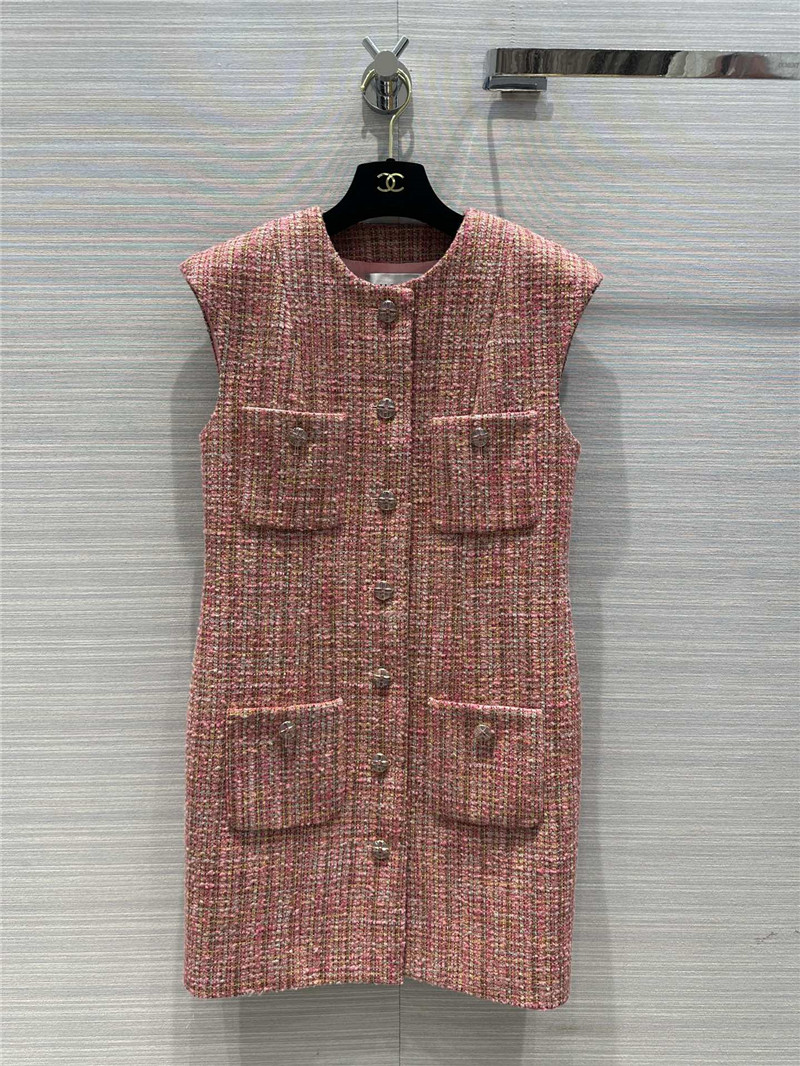 Ch**el long vest jacket