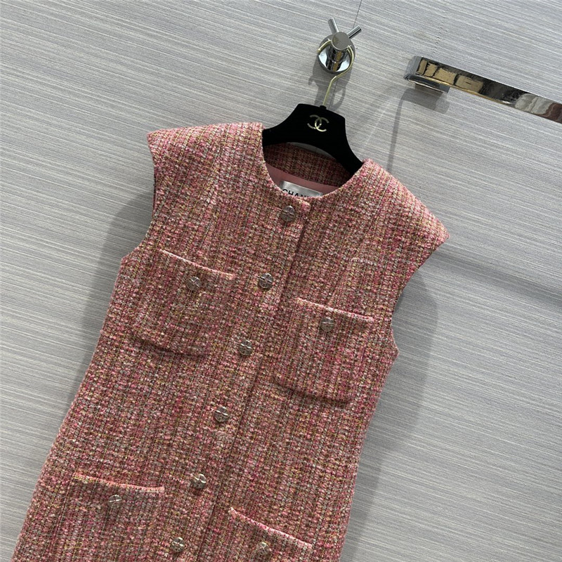 Ch**el long vest jacket