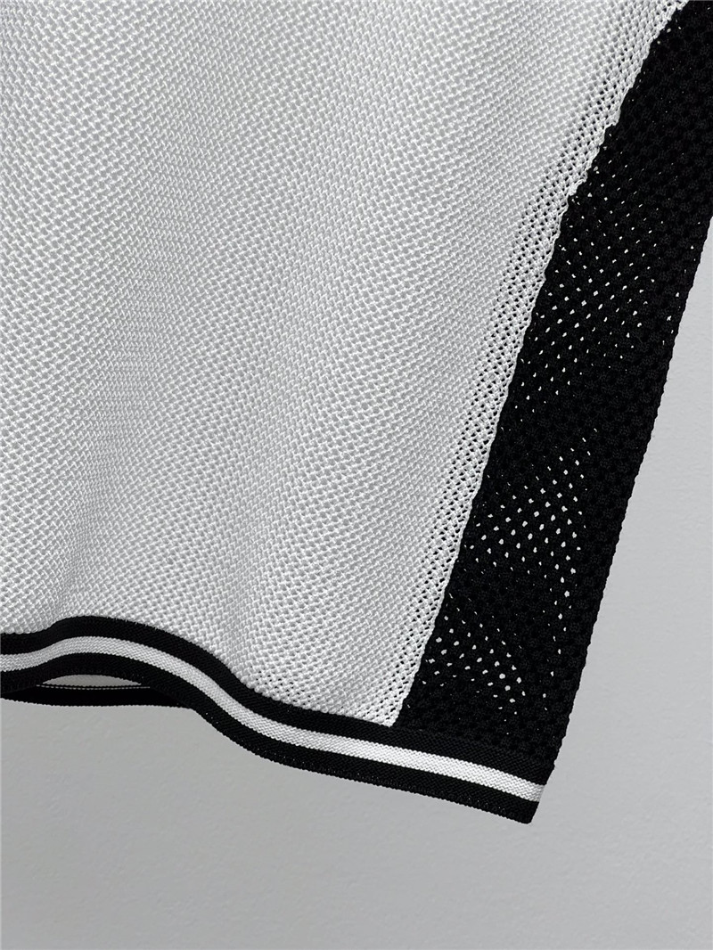 Ch**el mesh hollow knitted vest