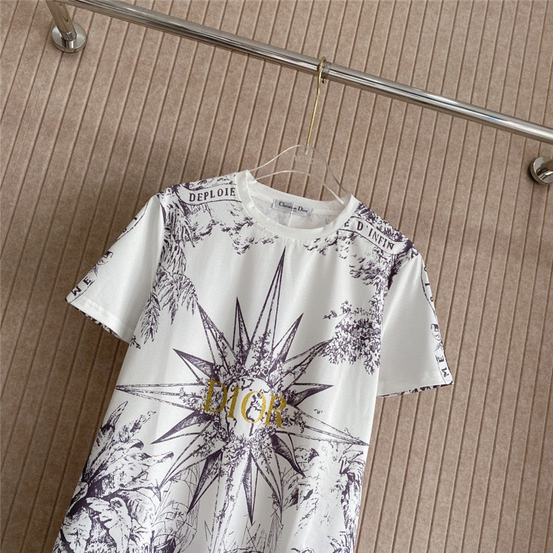 D10r contrast print short-sleeved t-shirt
