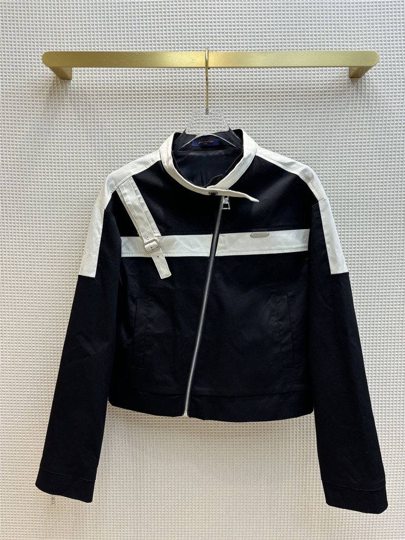 l0vis Vvtt0n lv irregular zipper jacket