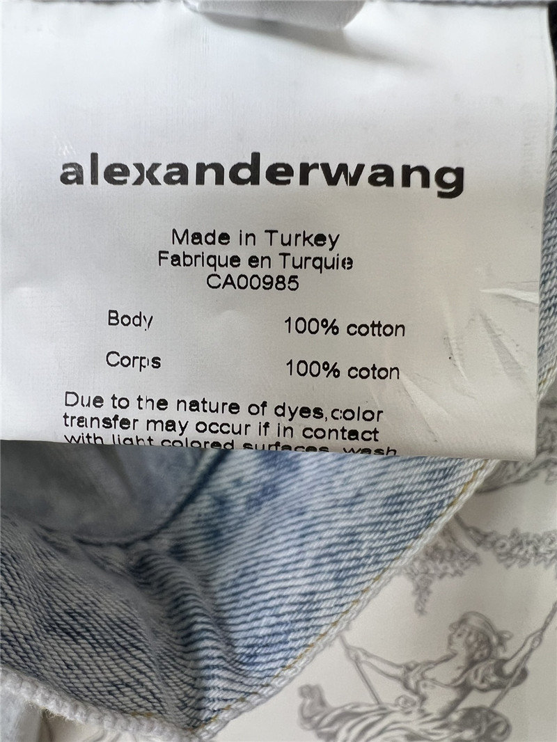 A1exa*der wang new retro denim jacket