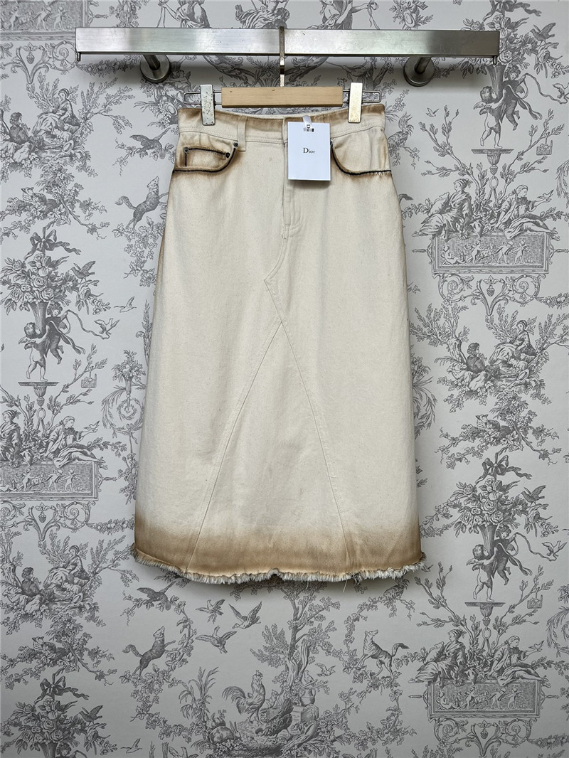 D10r new tie dye denim skirt
