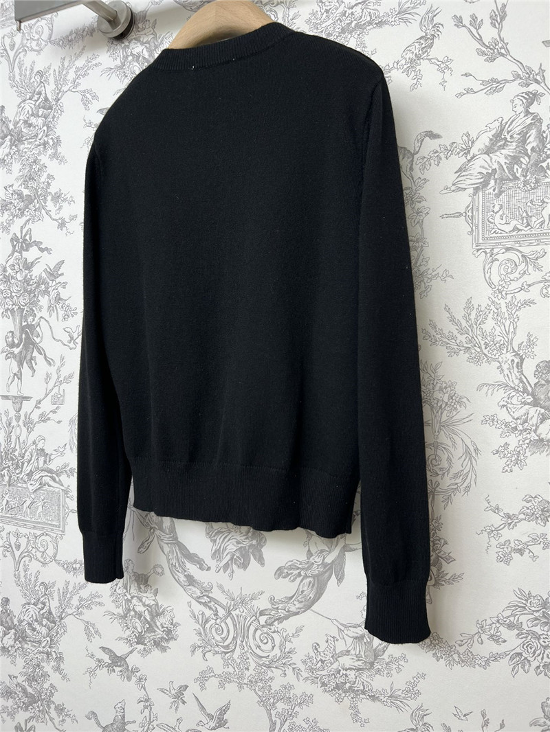 Miu Miu Logo Knitted Cardigan