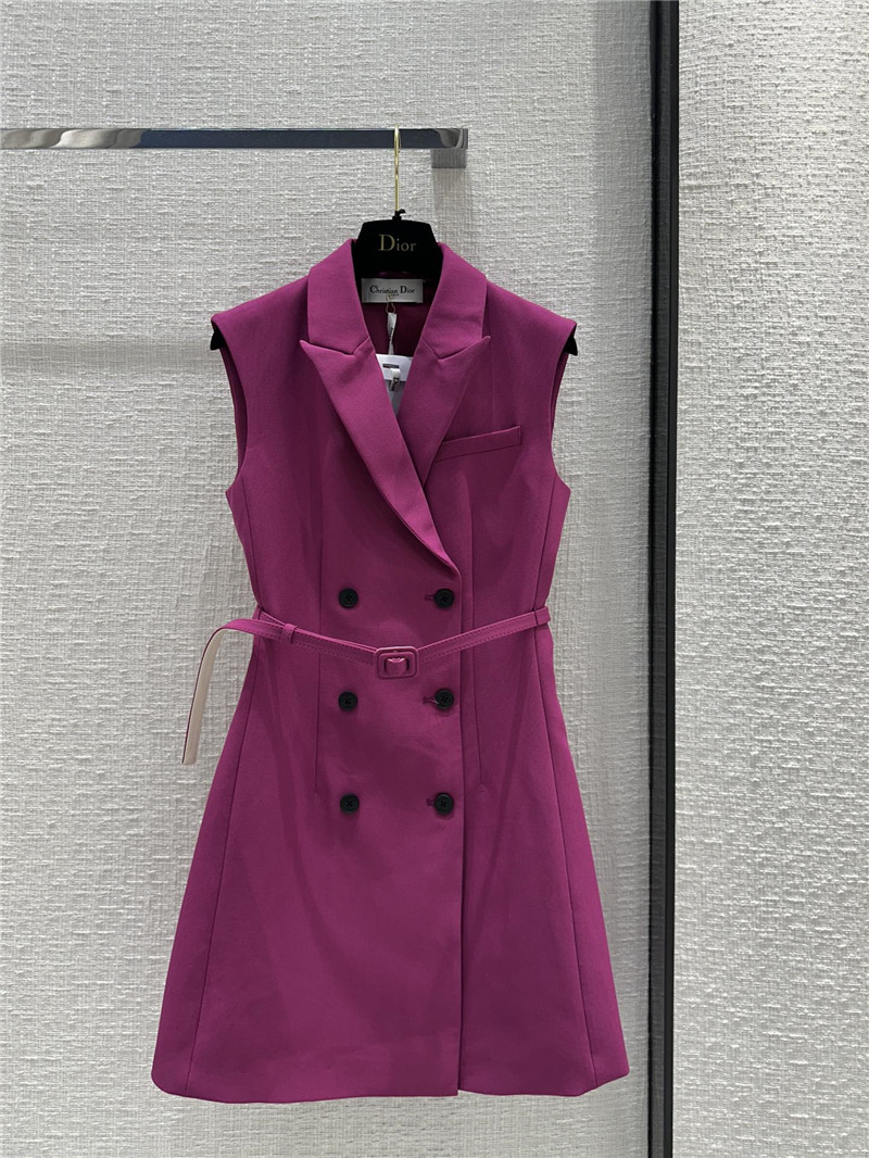 D10r new double breasted vest dress