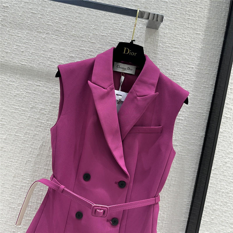 D10r new double breasted vest dress