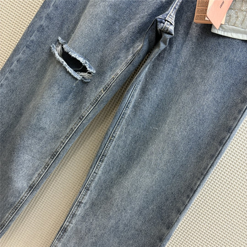 M1um1u ripped jeans