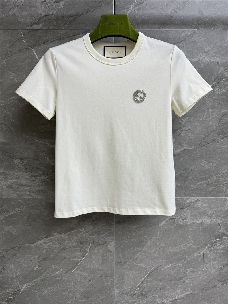 Gvc*1 beaded logo t-shirt