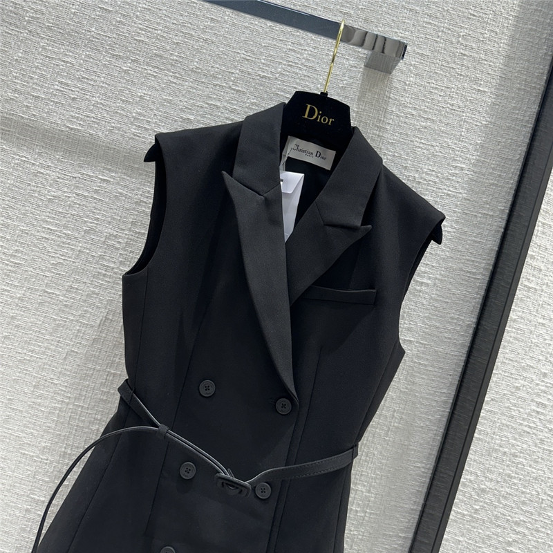 D10r new double breasted vest dress