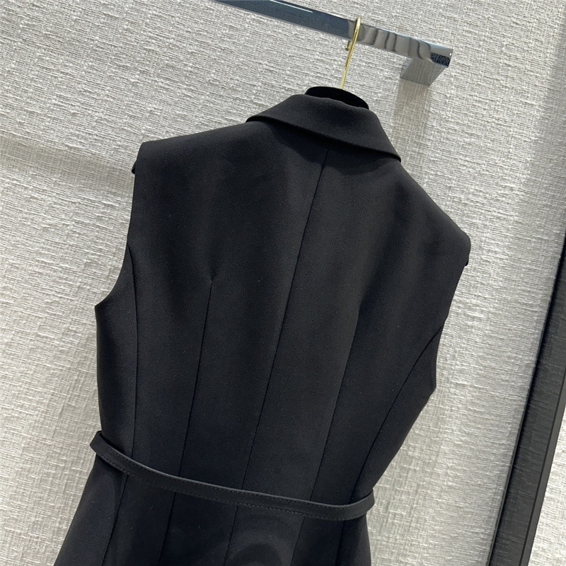 D10r new double breasted vest dress