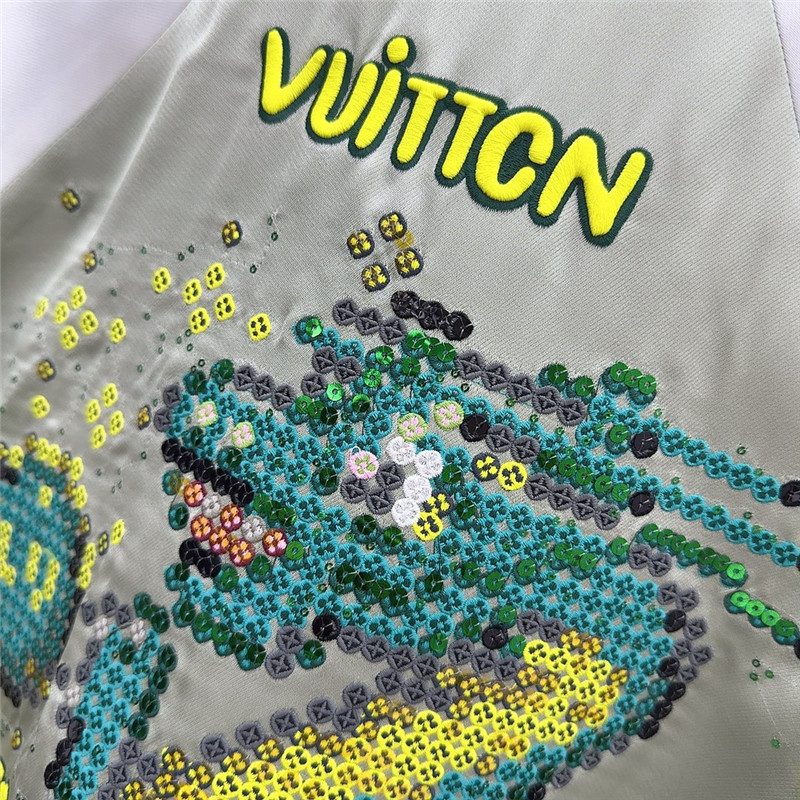 l0vis Vvtt0n lv stand collar flight jacket