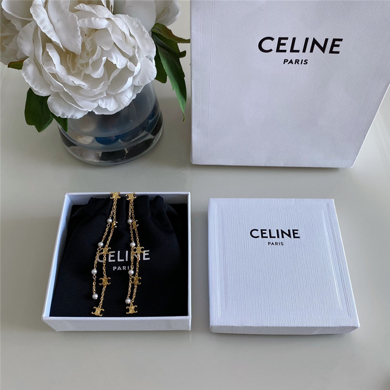 Ce1i*e arc de triomphe pearl earrings
