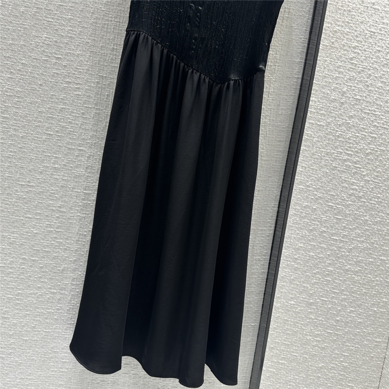 L0ew* acetate patchwork dress replica d&g clothing