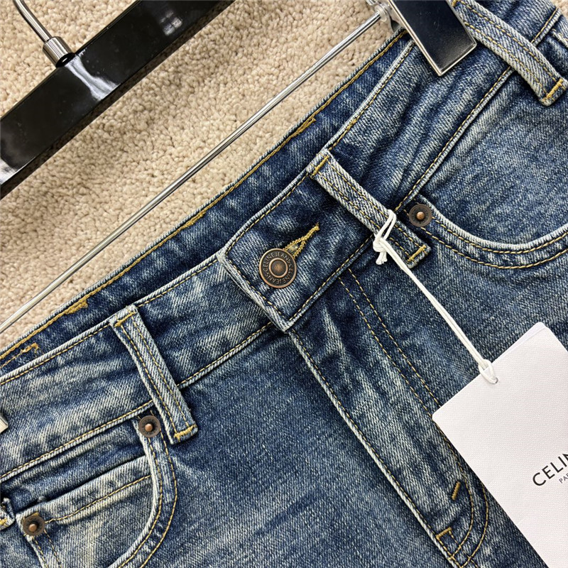 Ce1i*e vintage washed jeans replica d&g clothing