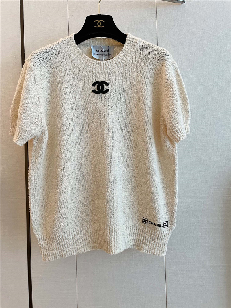 Ch**el mid-century short-sleeved cheap designer replica clothes