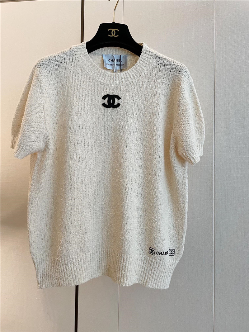Ch**el mid-century short-sleeved cheap designer replica clothes