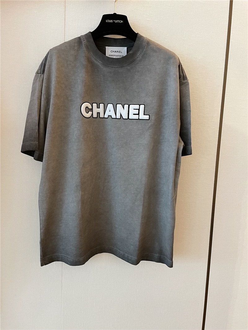 Ch**el foam fried short-sleeved replica clothes