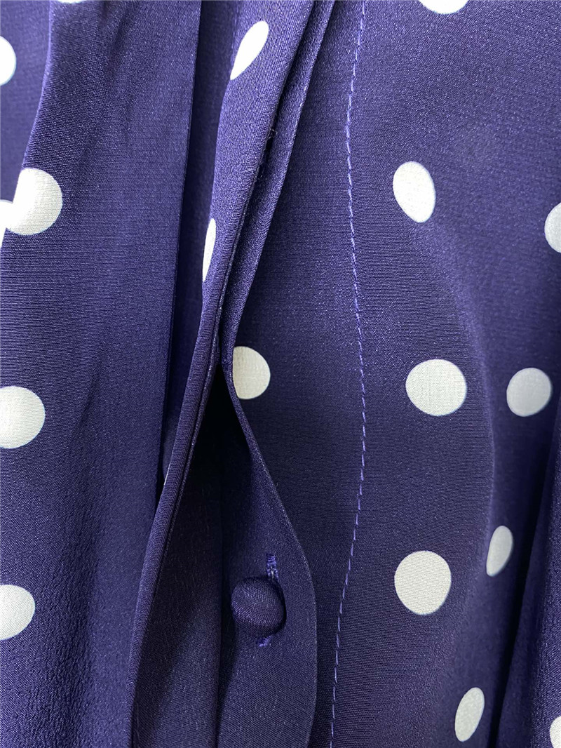 Va1e*ntin0 polka dot silk shirt replica d&g clothing