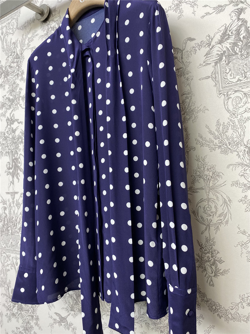 Va1e*ntin0 polka dot silk shirt replica d&g clothing