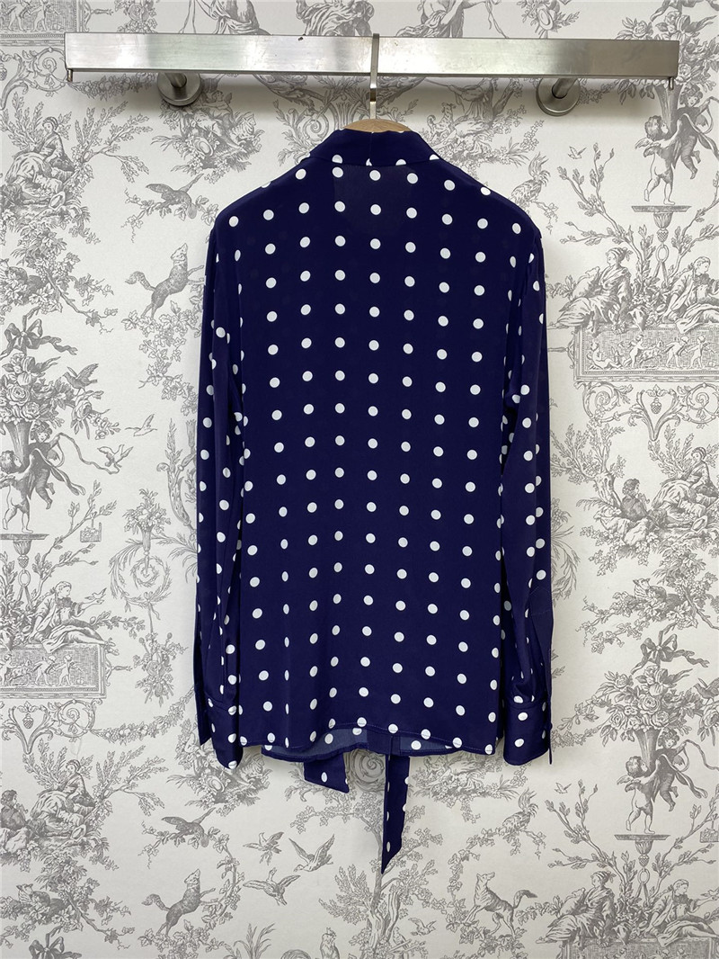 Va1e*ntin0 polka dot silk shirt replica d&g clothing