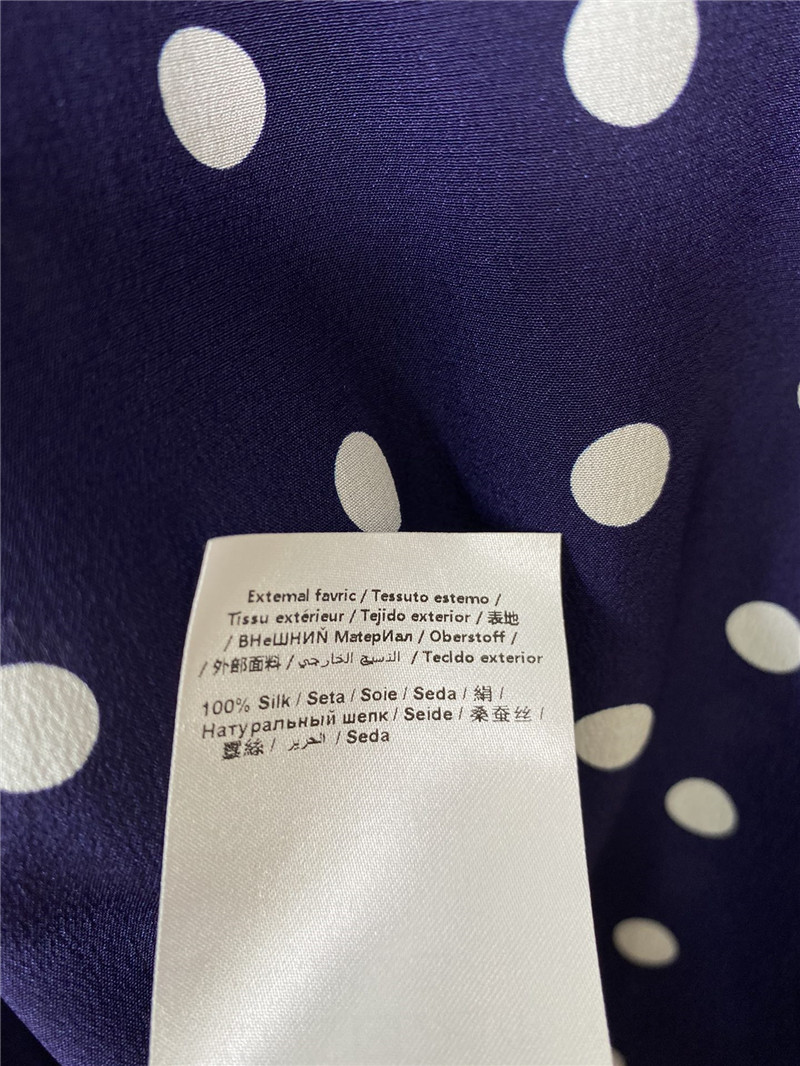 Va1e*ntin0 polka dot silk shirt replica d&g clothing