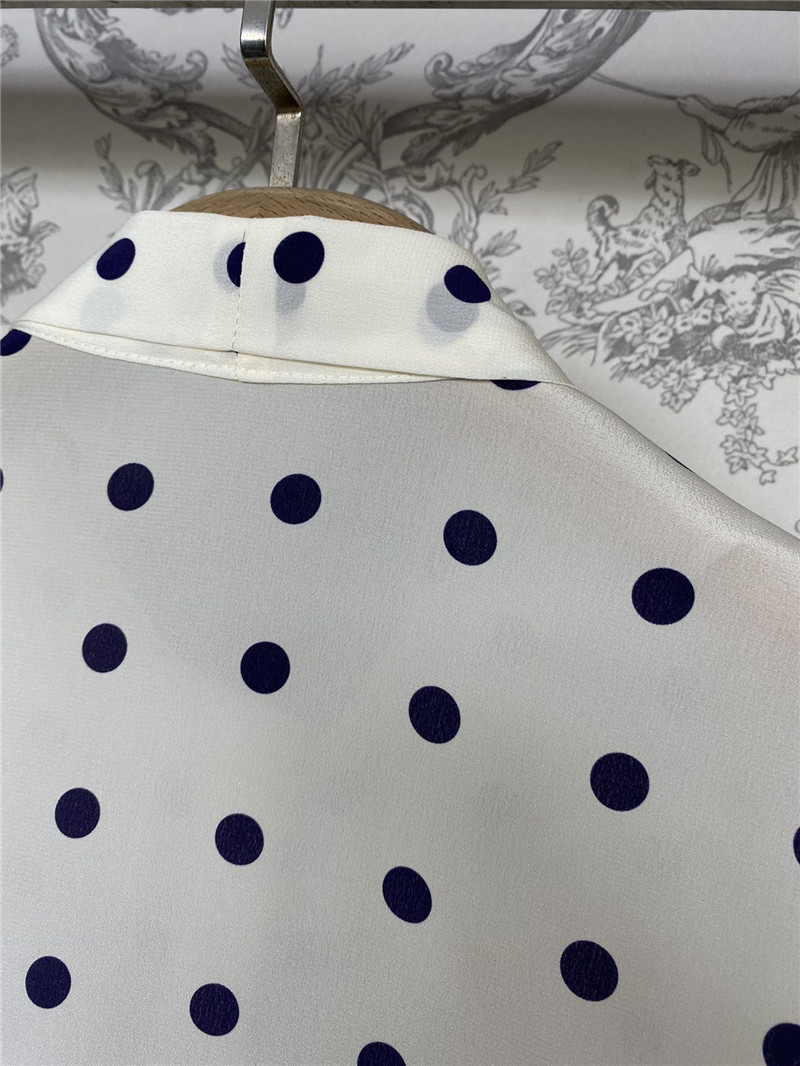 Va1e*ntin0 polka dot silk shirt replica d&g clothing