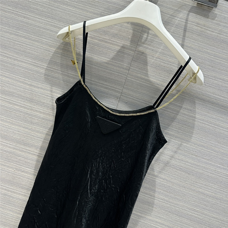 Pra*a acetate fabric suspender skirt replica d&g clothing