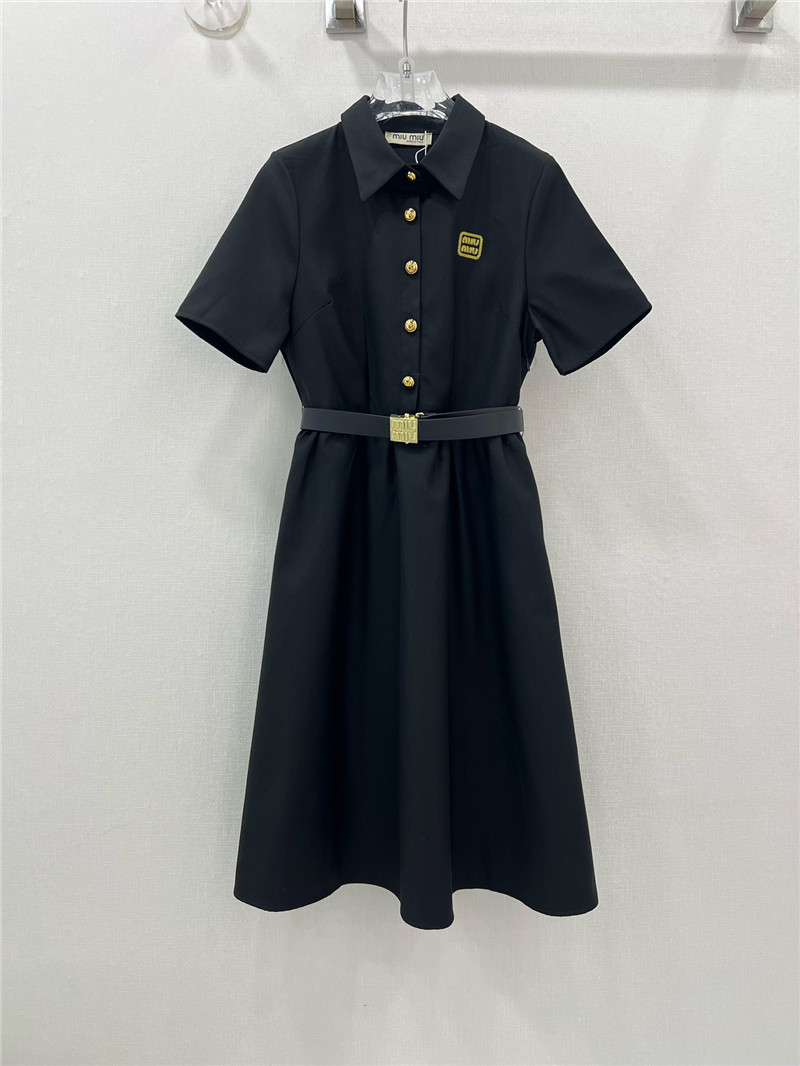 M1um1u new lapel dress replica clothing sites