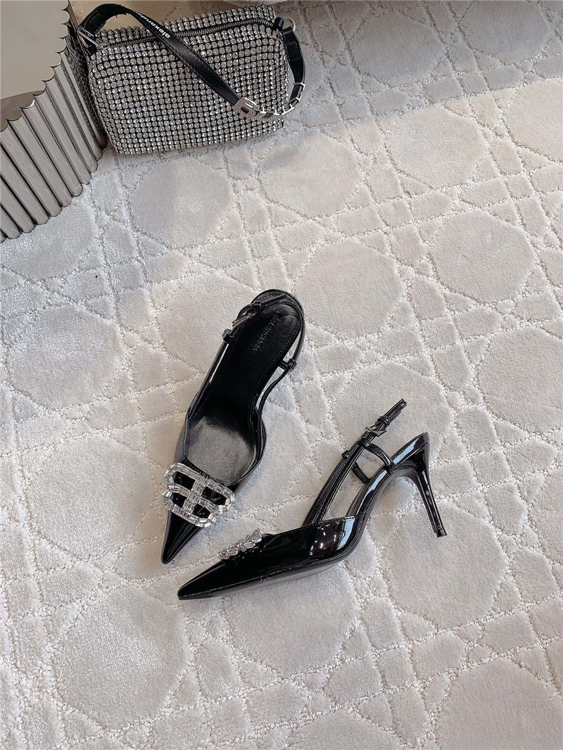 Ba1en*iaga rhinestone high heels best replica shoes website