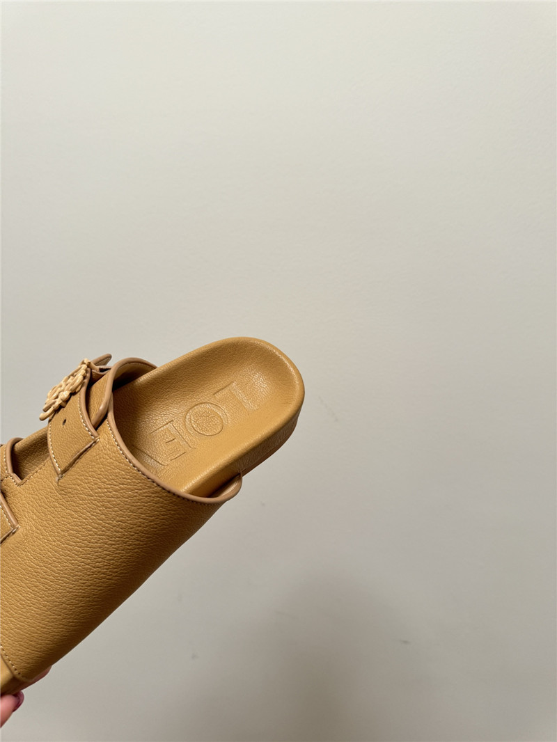 L0ew* new leather slippers for couples