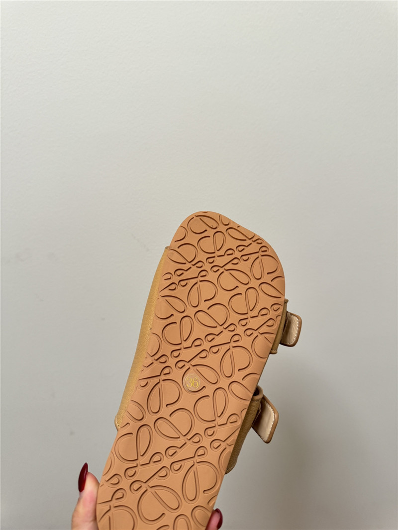 L0ew* new leather slippers for couples