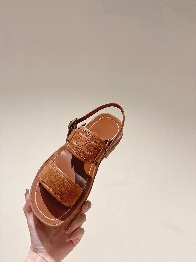 Ce1i*e flat micro label sandals best replica shoes website