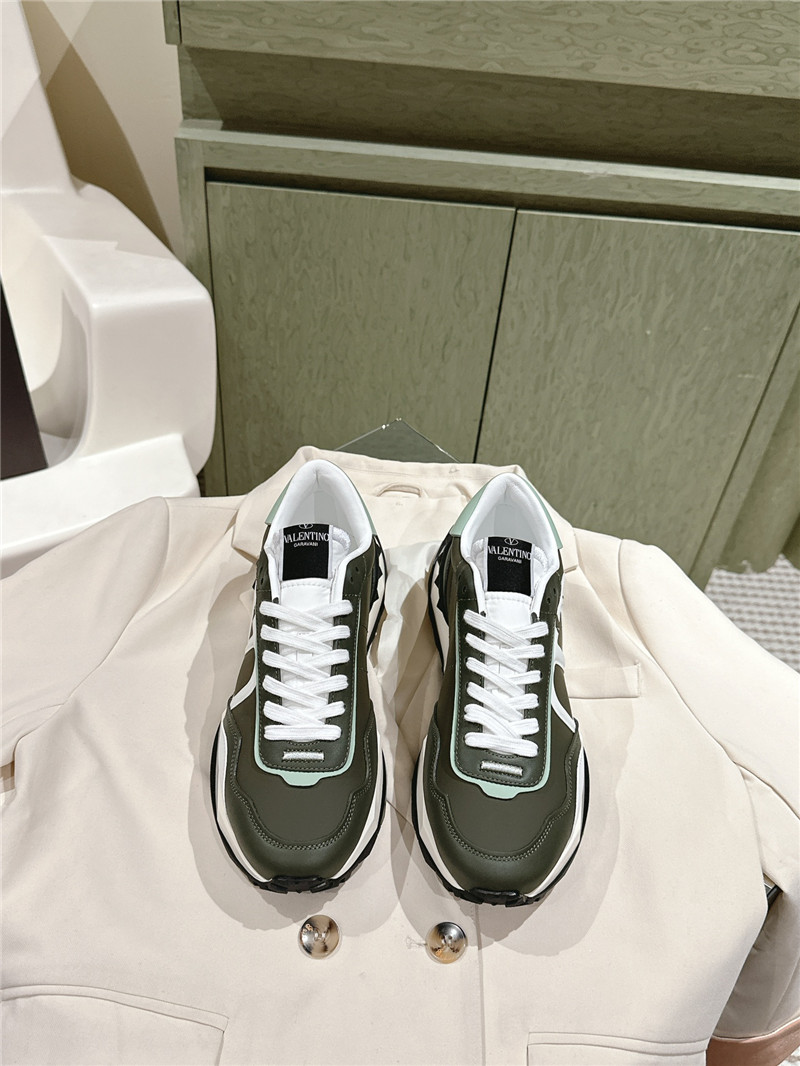Va1e*ntin0 women’s green sneakers