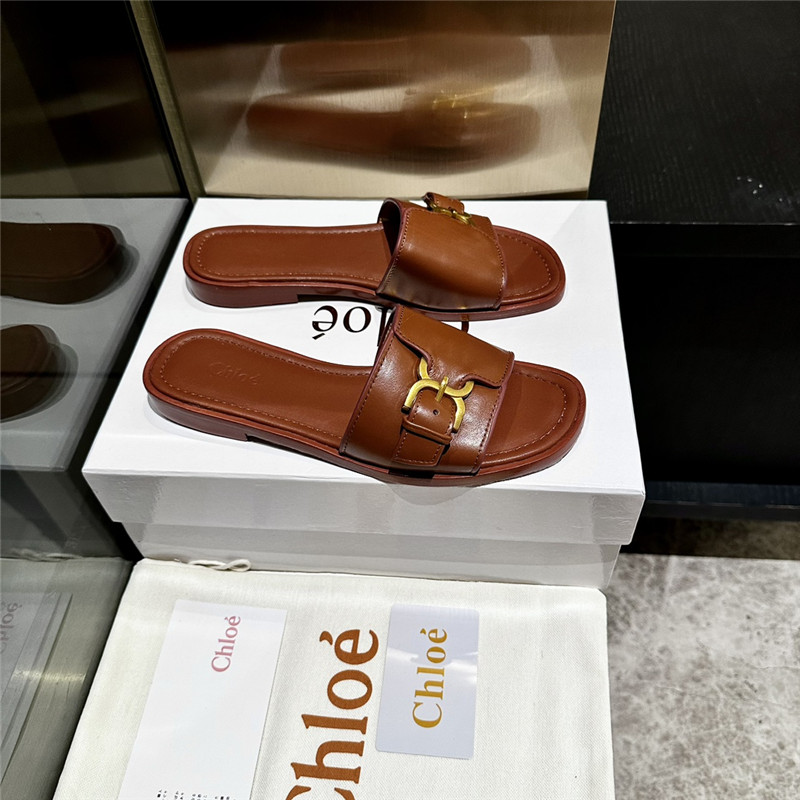 chloé leather slippers ma1s0n Marg*e1a replica shoes