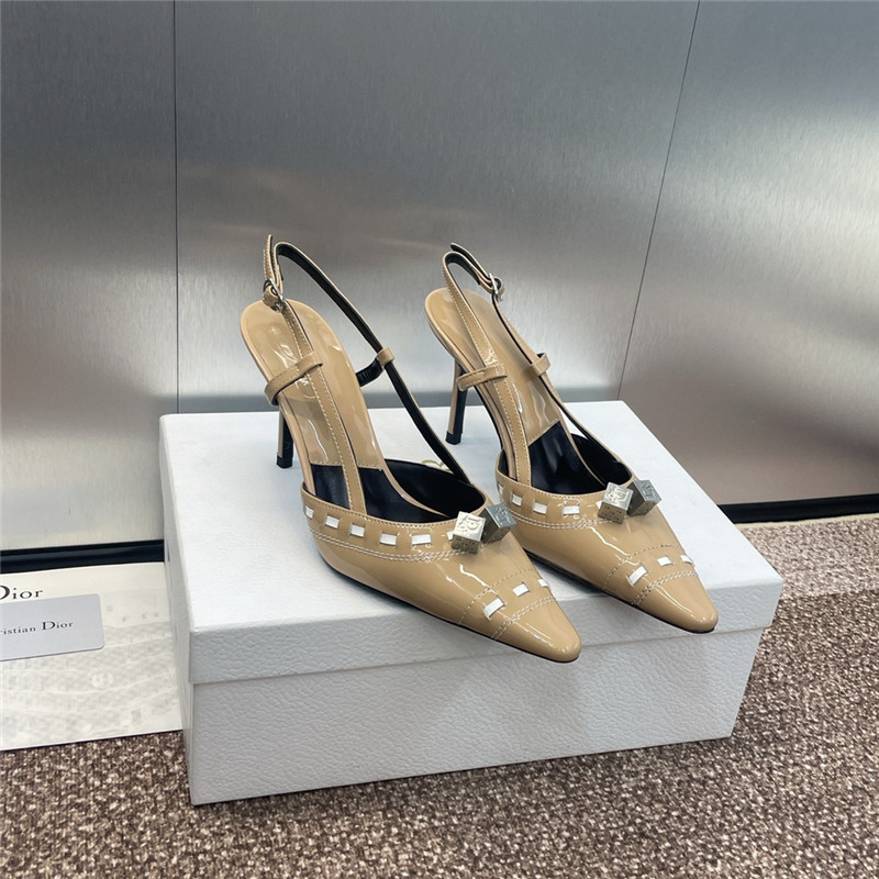 D10r color block mules women’s shoes replica designer shoes