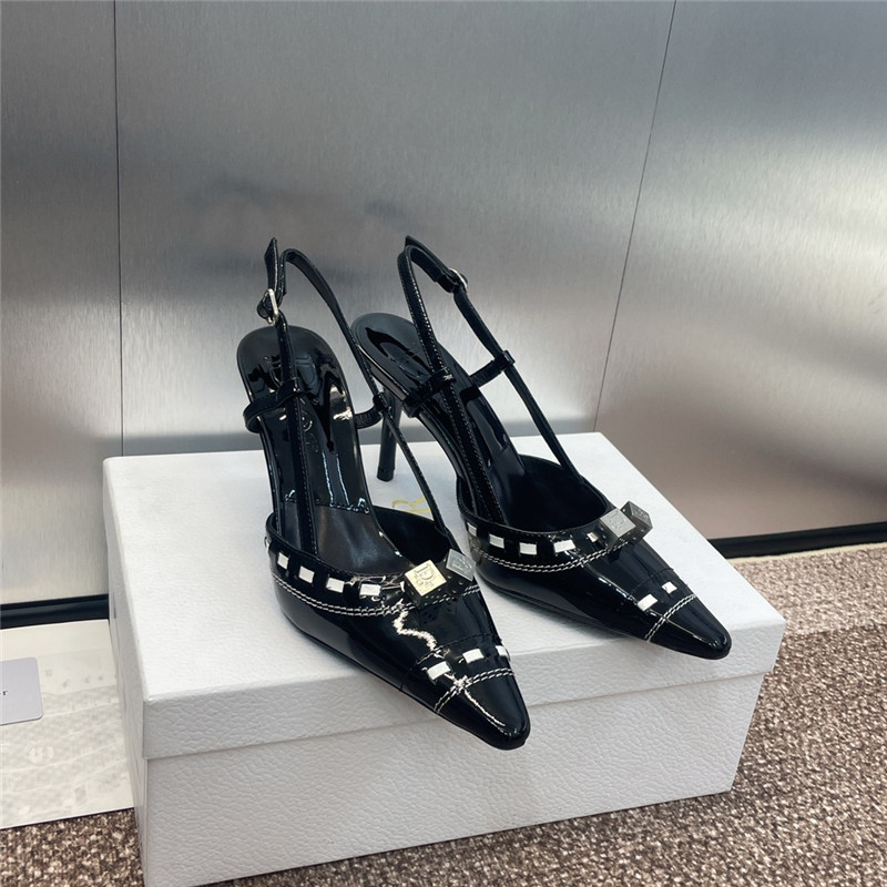 D10r color block mules women’s shoes replica designer shoes