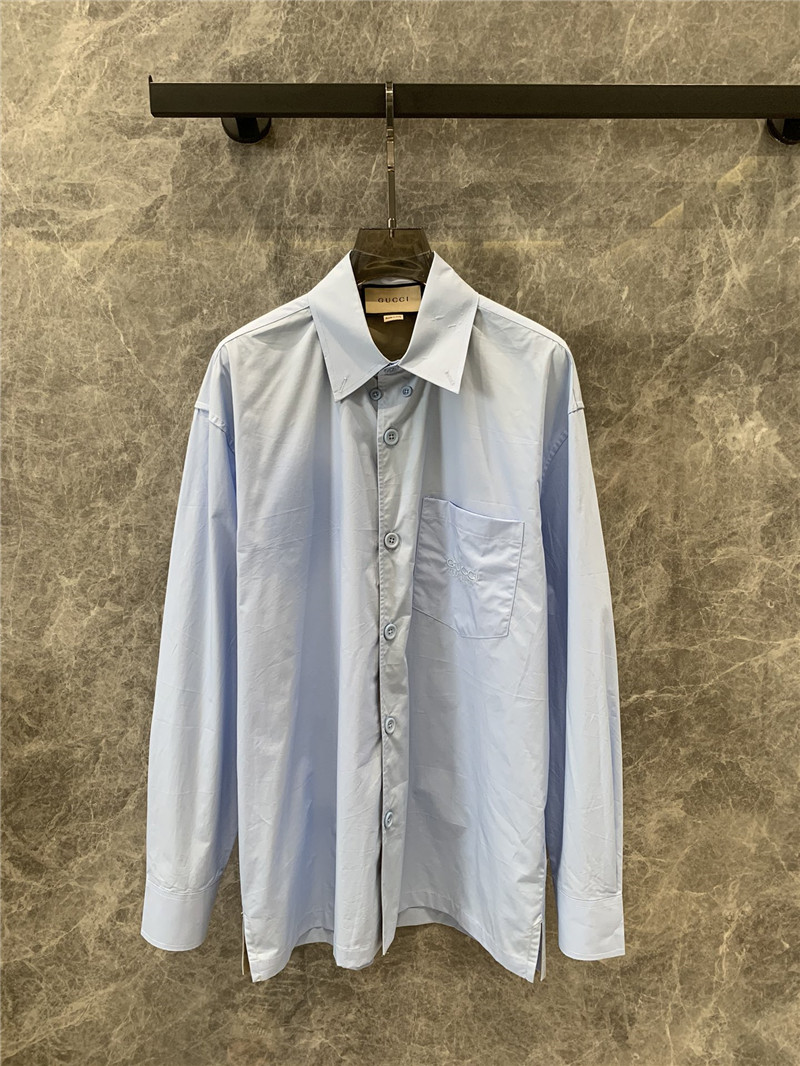 Gvc*1 lapel long sleeve shirt replica clothing sites
