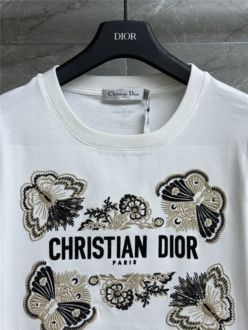 D10r butterfly embroidered t-shirt replica clothing sites
