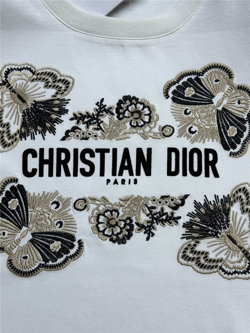 D10r butterfly embroidered t-shirt replica clothing sites