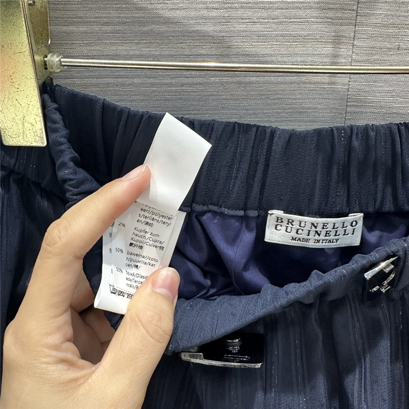BC silver stripe long skirt replica d&g clothing