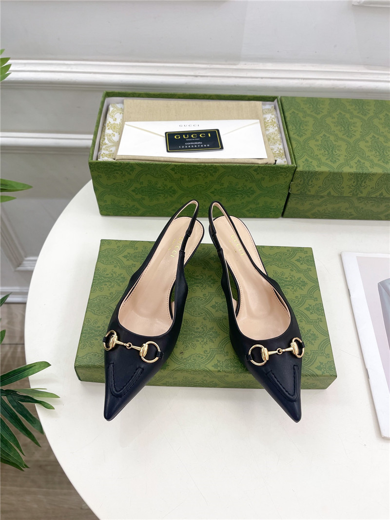 Gvc*1 horsebit slingback pumps replica designer shoes