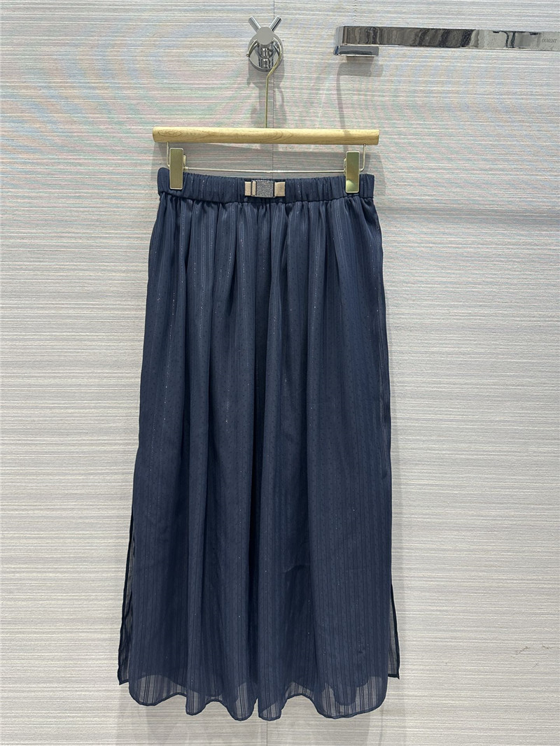 BC silver striped long skirt cheap replica designer clothes