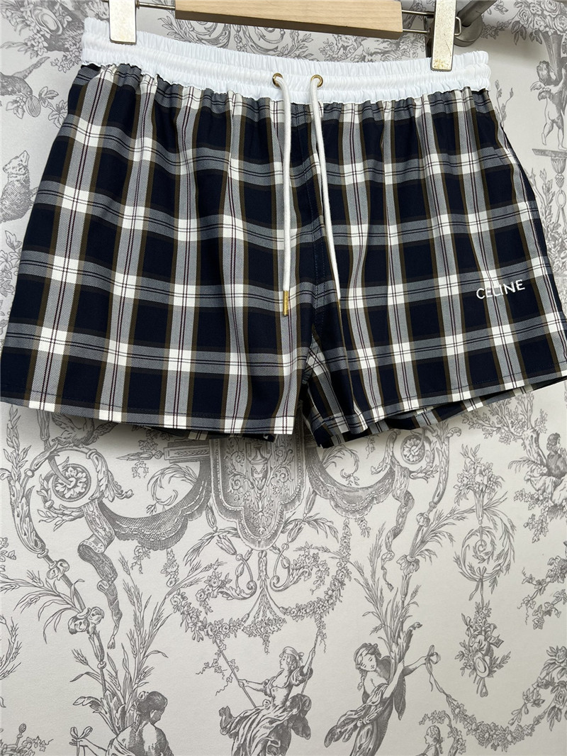 Ce1i*e plaid shorts replica clothing sites