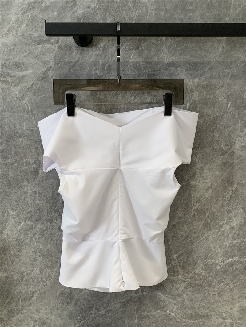 u1u1enne westwood one-shoulder shirt top replica d&g clothing