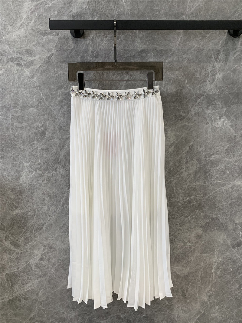 Va1e*ntin0 studded pleated skirt replica designer clothes