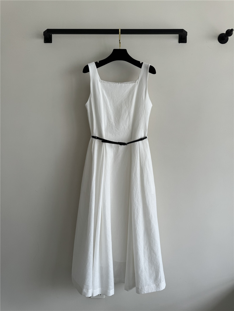 Vanitoo new ramie white long skirt replica clothing sites