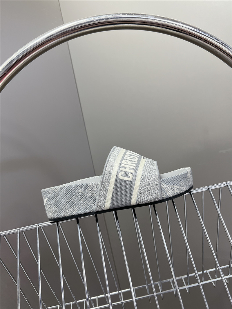 D10r printed platform slippers replica designer shoe